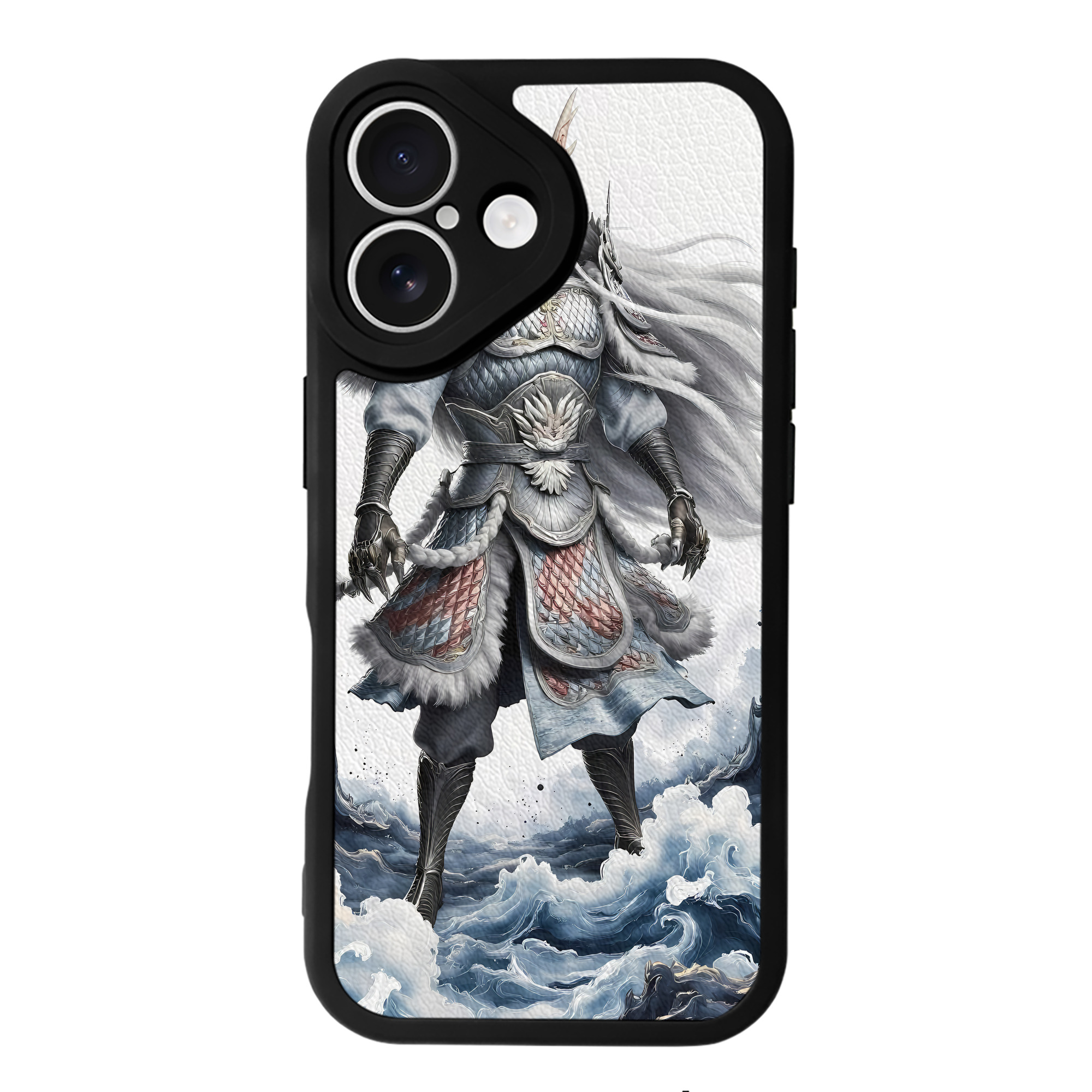 （画像用） Ne Zha 2 ナタ 魔童の大暴れ 【iPhone 16シリーズ対応】シリコンスマホケース（レザー調） 材質：シリコン